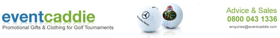 Event Caddie: Logo Golf Balls - Corporate Golf Gifts - Golf Gifts