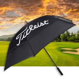 Custom Printed Titleist Golf Umbrella with Full Size Double UV Protect Canopy