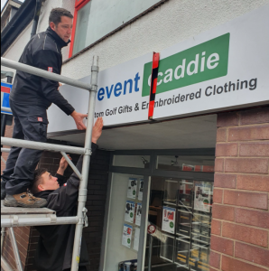 Event Caddie's office based in Kidderminster during the build 