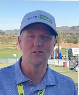 Fraser Riddler is a professional golf caddie who is sponsored by Event Caddie