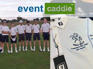 Kent Junior Golf Team and the Event Caddie Sponsored Kit