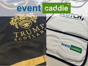 Embroidered and Printed Caddie Bib Orders