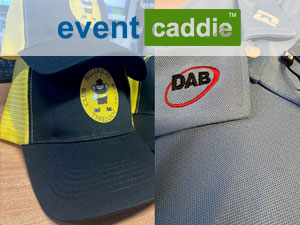 Custom Printed Caps and Embroidered Foot Joy Polo Orders dispatched From Event Caddie This Week