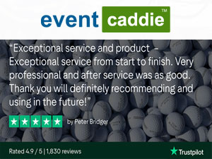 Event Caddie 5 Star Review - Rated Excellent - August 2025