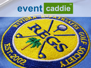 Embroidery Example on Golf Polo Shirt for Golf Societies