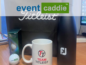 Goodie Bag the Event Caddie team received from Acushnet