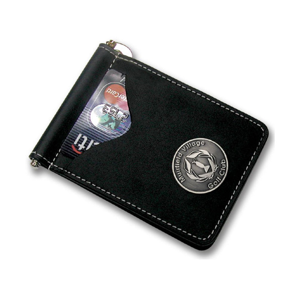 Caddie Club Leather Money Clip