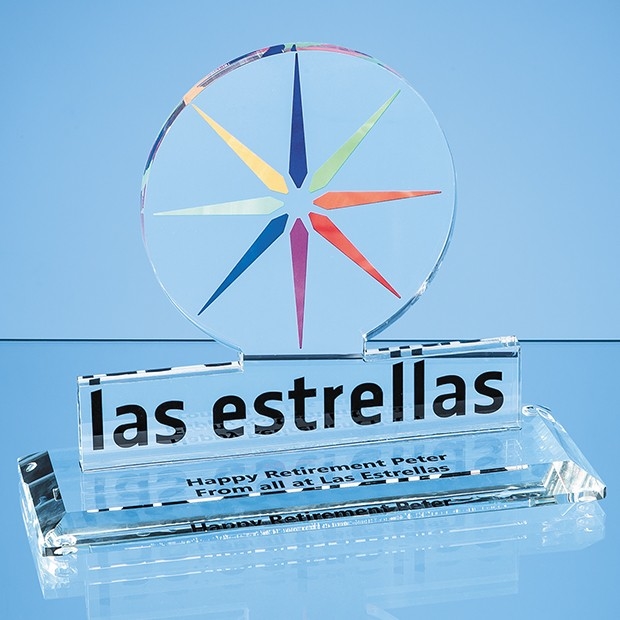 Acrystalic Awards Custom Shaped and Printed Example 8