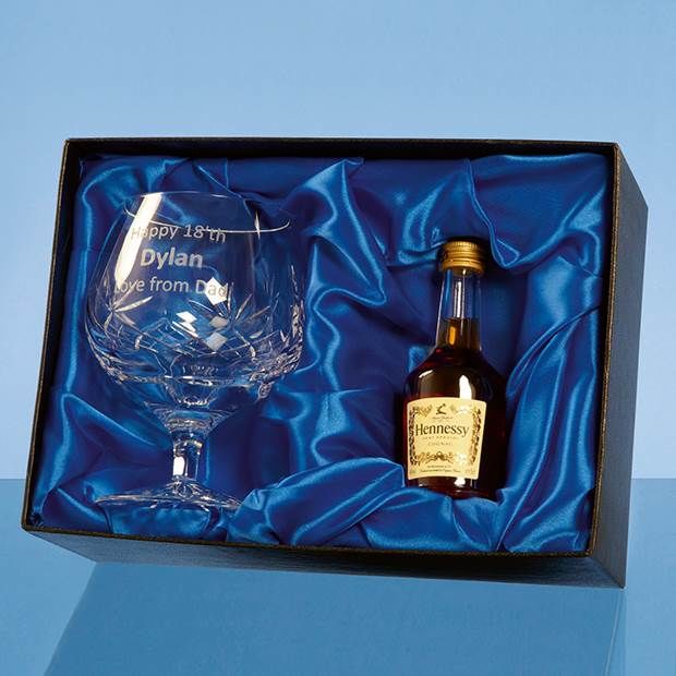 Blenheim Brandy Gift Set with a 5cl Miniature Bottle of Brandy