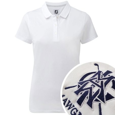 FootJoy Ladies Pique Polo Shirt with Embroidery