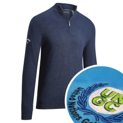 Callaway Windstopper 1/4 Zipped Sweater with Embroidery