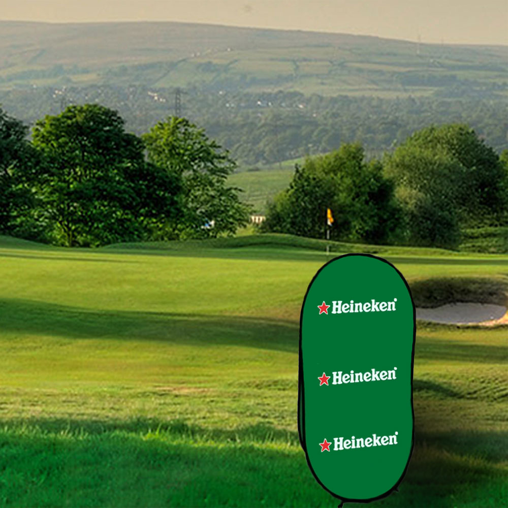 Custom Printed Pop-out Two sided Tower Advertising Banner 1.5m x 1m
