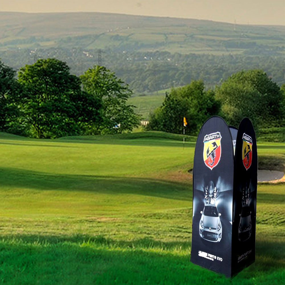 Custom Printed Pop-out Three sided Tower Advertising Banner 1m x 2m