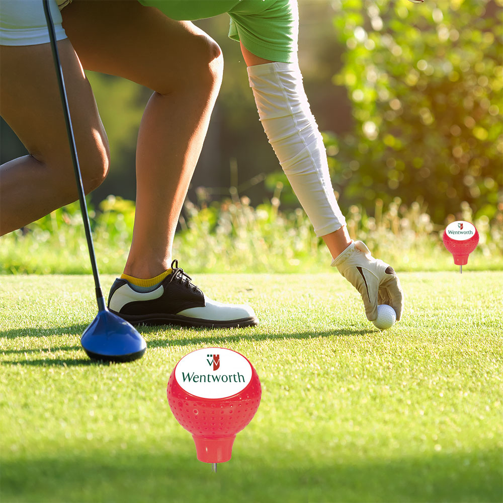 Custom Printed Golf Ball Traditional Tufftex Tee Markers
