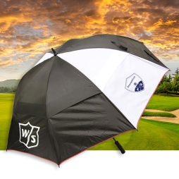 Custom Printed Full Size Wilson Staff Golf Umbrella with Double Canopy