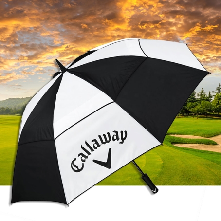 Custom Printed Callaway Golf Umbrella with Full Size Double Canopy
