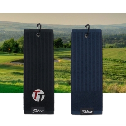 Titleist Players Tri-Fold Cart Towel with Embroidery