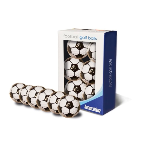Longridge Football Golf Balls - 6Pk