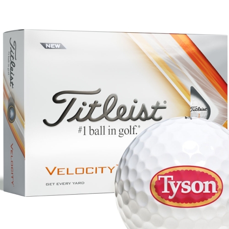 Titleist Velocity Custom Printed With Your Logo