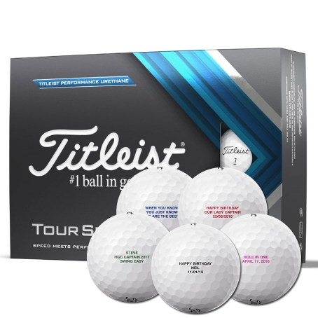 Titleist Tour Speed with Text Personalisation