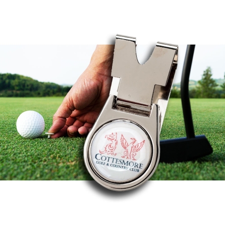 Custom Printed Belt Clip with Removeable Ball Marker in Gift Box