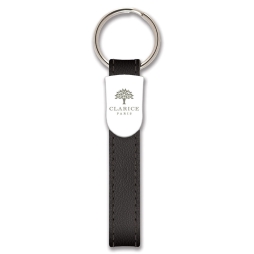 Ascari Leather Keyring with Engraving 