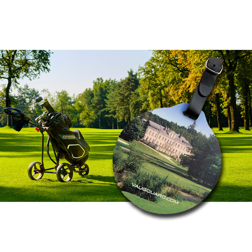 Custom Printed PhotoSmart Round Bag Tag