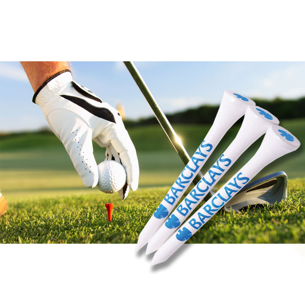 Custom Printed Shank and Cup 54mm Premium Wooden Tees (1000)