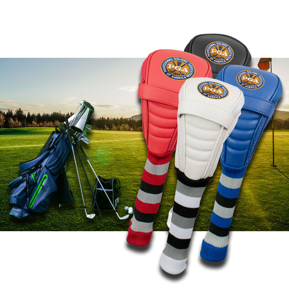 Leatherette Fairway Headcover with Embroidery