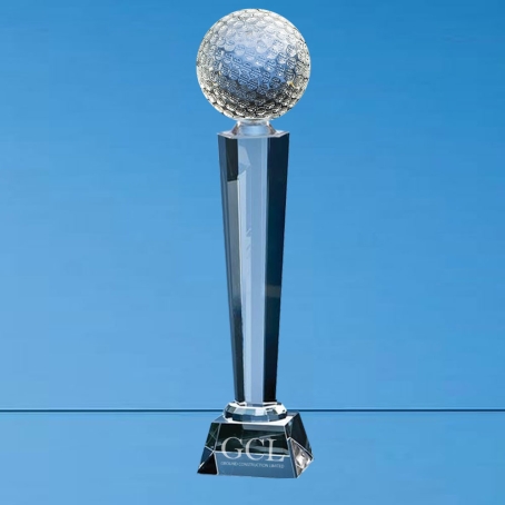 Interceptor Golf Crystal Award 