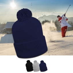 Glenmuir Malabar Bobble Hat with Embroidery