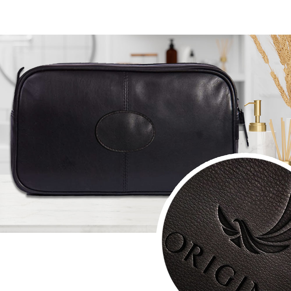 Custom Embossed Malvern Wash Bag Large