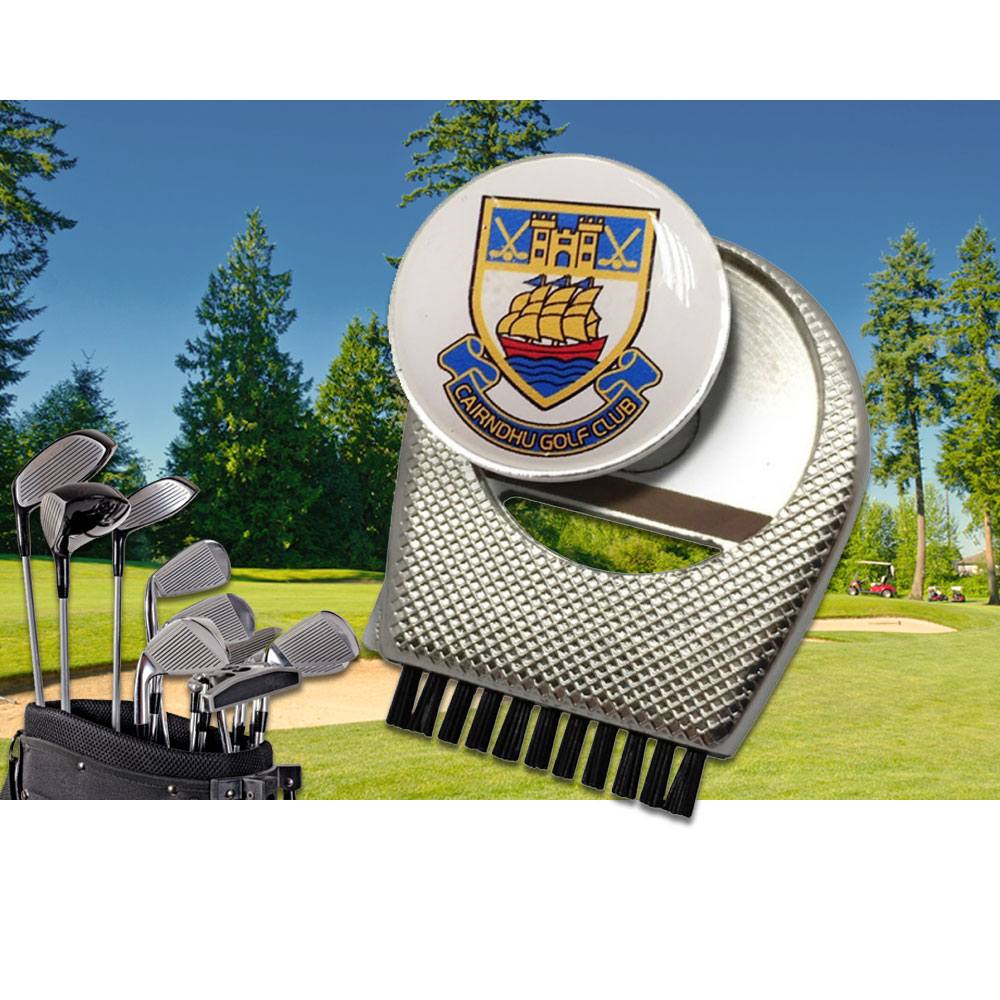Custom Printed Icon Groove Cleaner with Magnetic Ball Marker