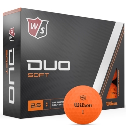 Wilson Staff Orange DUO Soft Custom Printed With Your Logo