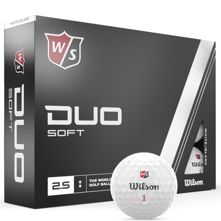 Wilson Staff Duo Soft Golf Balls with Text Personalisation