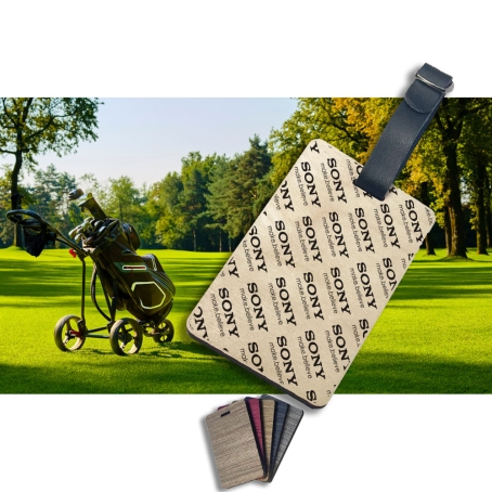 Custom Printed Wooden Ply Luggage tag