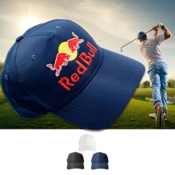 Lightweight 5 Panel Polyester Golf Cap with Embroidery