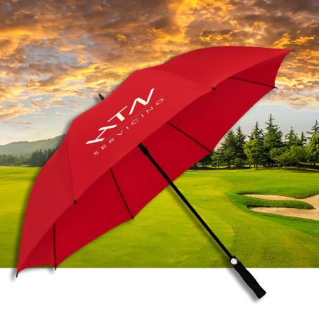 Automatic Fibreglass Frame Single Canopy Golf Umbrella