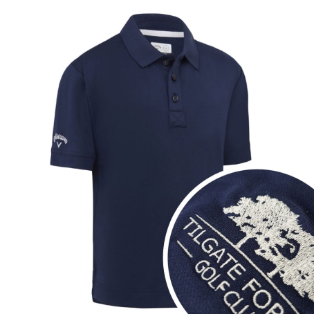 Callaway Boys Swing Tech Polo with Embroidery 