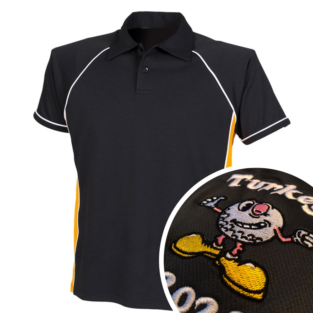 FIinden & Hales  Junior Piped Performance Polo with Embroidery