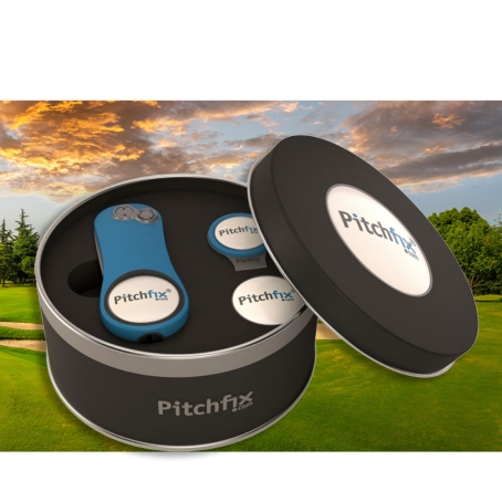 Custom Printed Round Tin Hybrid 2.0 with Ball Marker and Hat Clip
