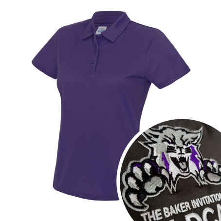 Ladies Cool Comfort Polo Shirt With Embroidery