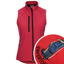 Russell Ladies Soft Shell Gilet with Embroidery 