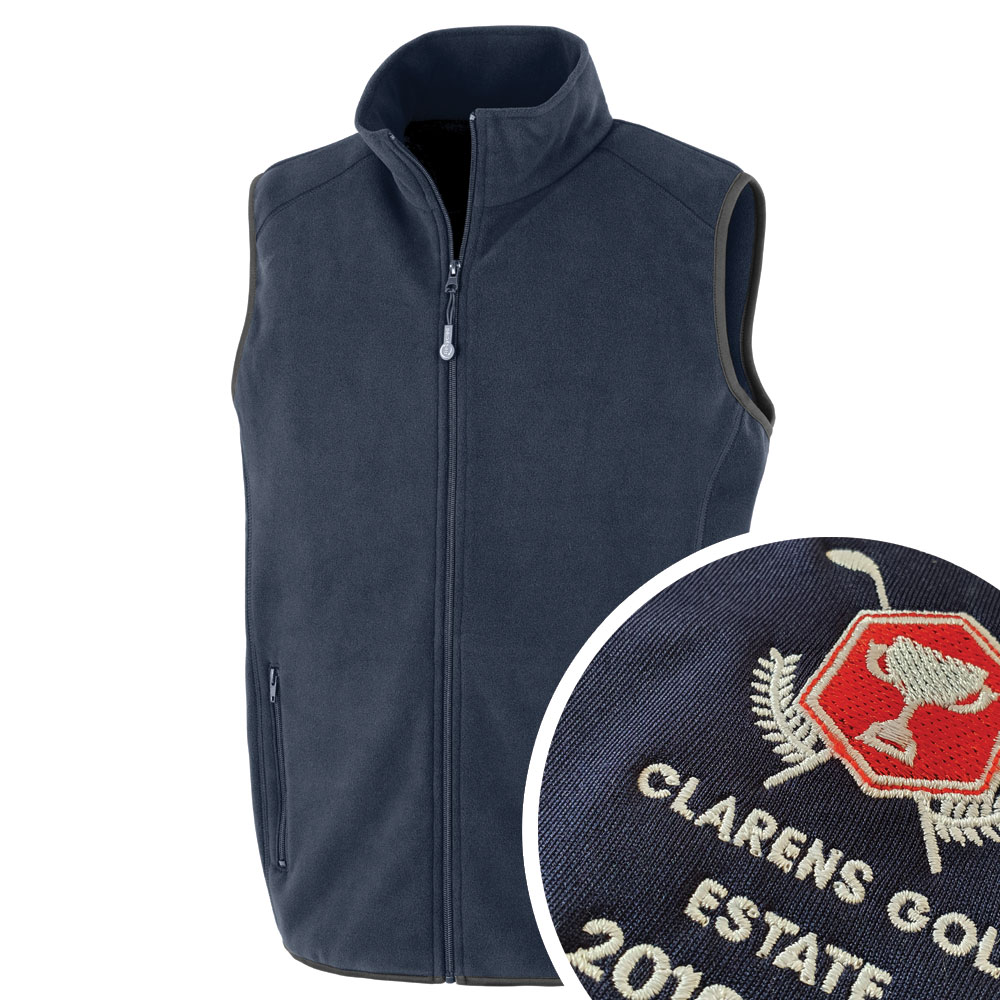 Result Recycled Fleece Polarthermic Bodywarmer With Embroidery