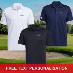 Adidas Performance Polo Shirt with Personalised Embroidery