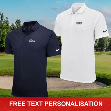 Nike Dry Victory Solid Polo Shirt with Personalised Embroidery 