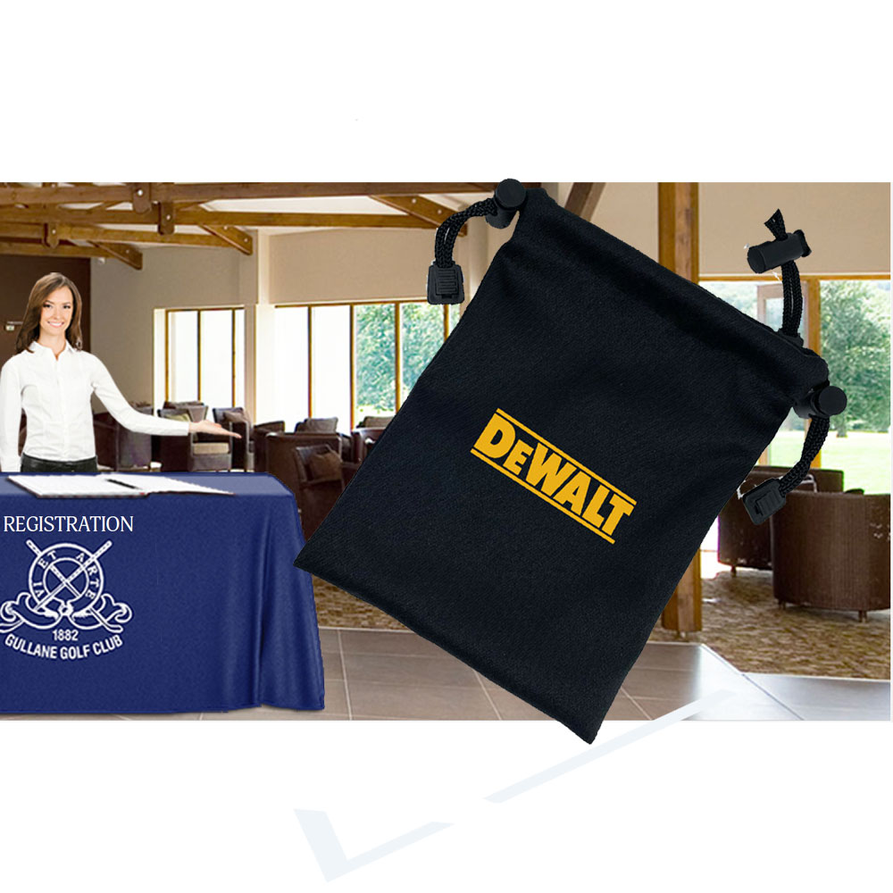 Custom Printed Large Drawstring Pouch