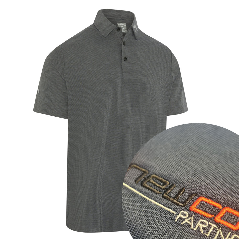 Callaway Ventilated Classic Jacquard Polo with Embroidery