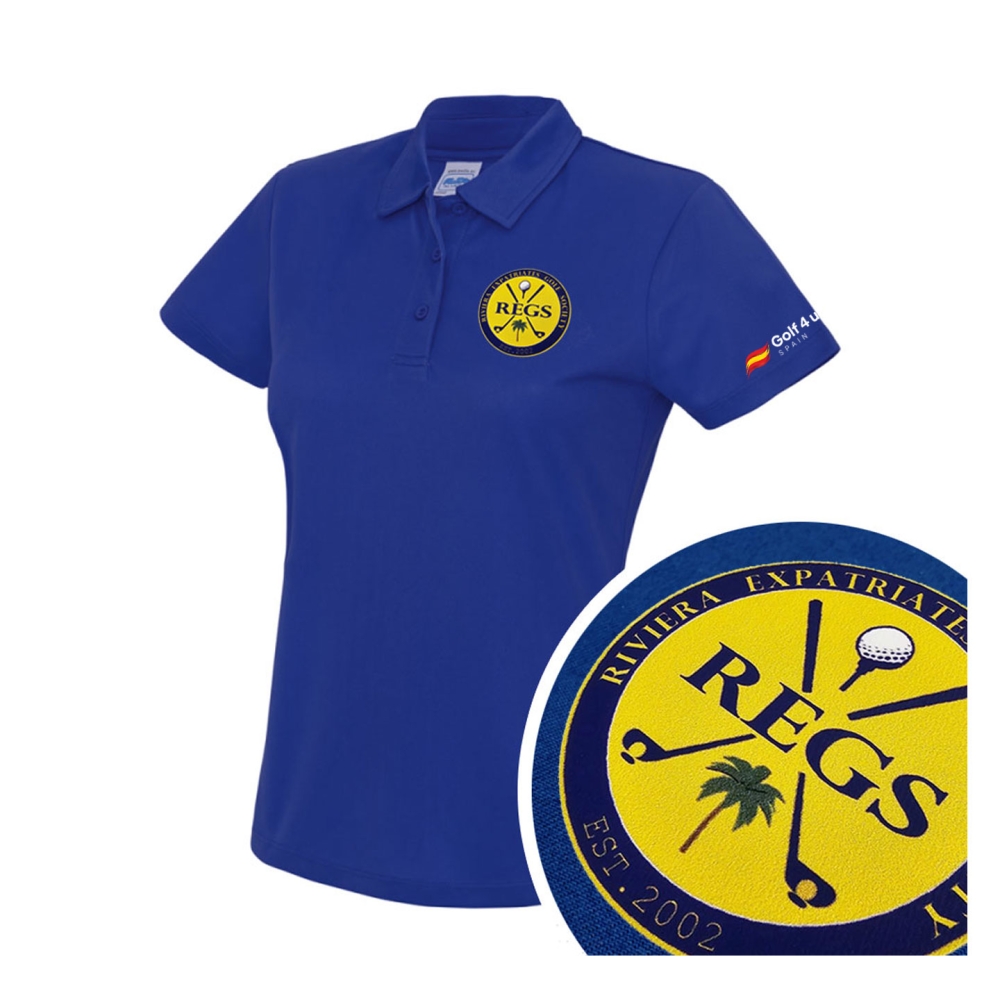 Golf4U Ladies Cool Comfort Polo Shirt with Custom Print