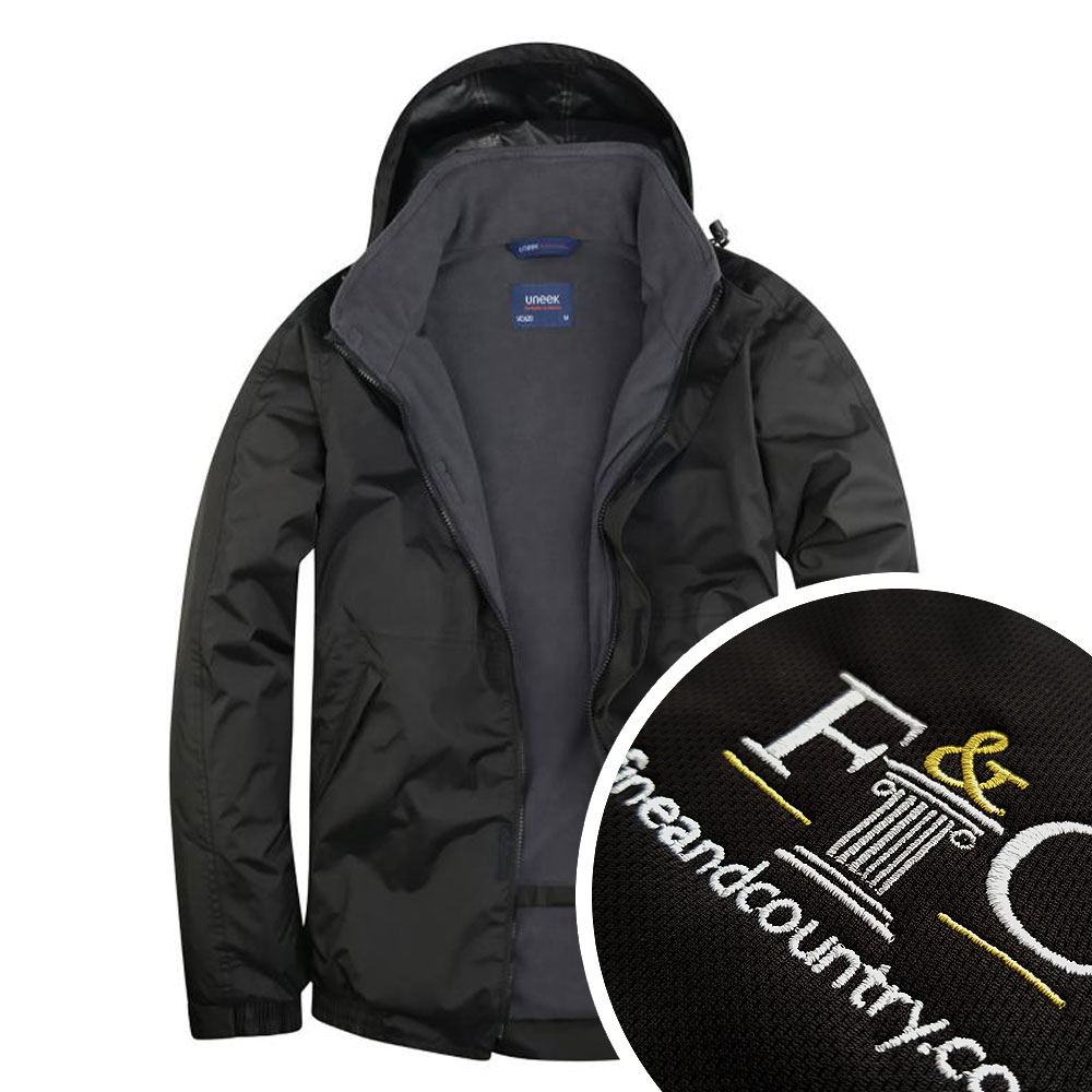 uneek Premium Outdoor Jacket with Embroidery